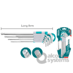9 Pcs Ball Point Hex Key Total - THT106291