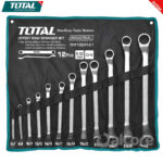 Total Tools 12 Pcs Offset Ring Spanner Set (THT1024121)