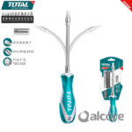 Total Tools 12PC Flexible Shaft Screwdriver (THT250FL1206)