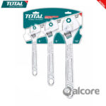 Total Tools 3Pcs Adjustable Wrench Set (thtk1013)