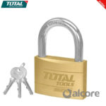 Total Tools Heavy Duty Brass Padlock tlk32502