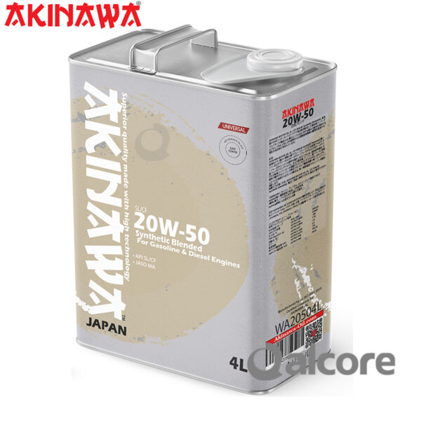 Akinawa 20w-50 Oil 4L www.alcore.co.zw