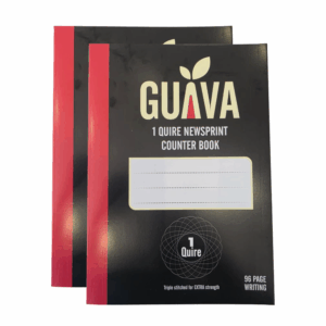 1 Quire Guava Newsprint Counter Book