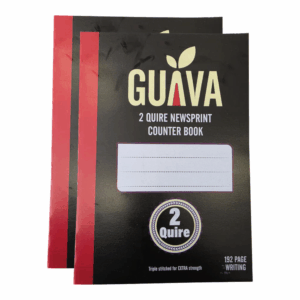 2 Quire Guava Newsprint Counter Book